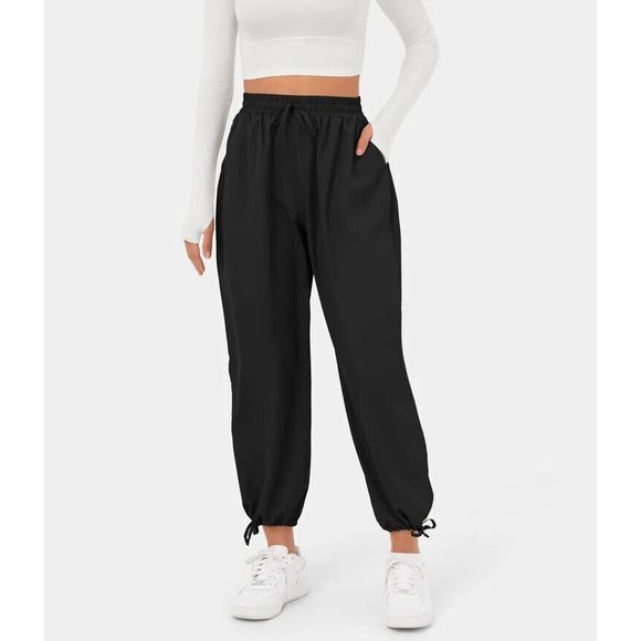 NWT Halara Breezeful Highwaisted Drawstring Split Tie Hem Jogger Pants Size S - Picture 3 of 16